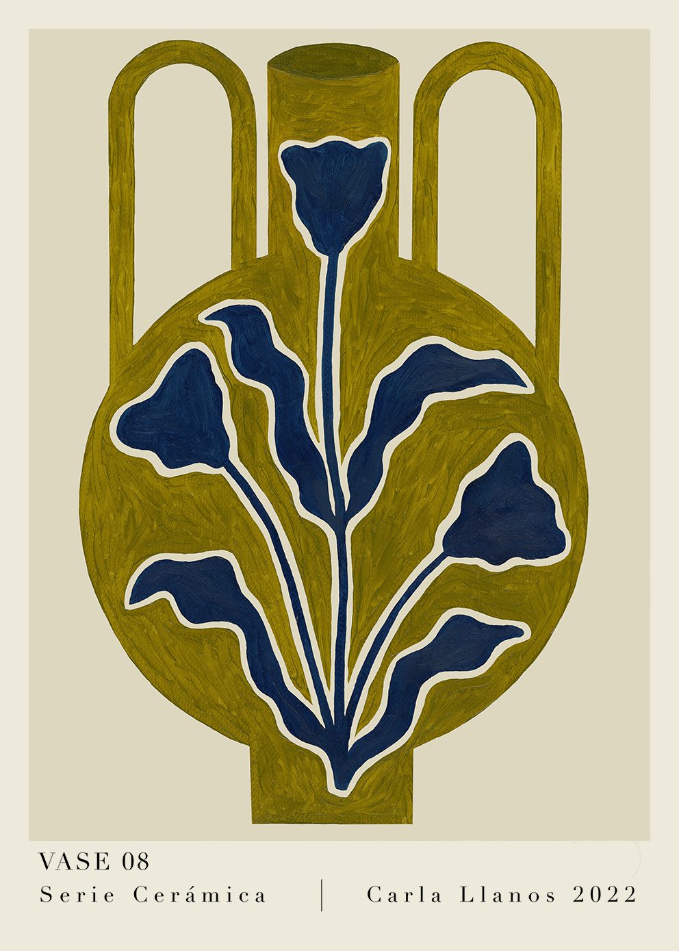 The Poster Club Art Prints Vase 08 Poster 30x40 cm Vase