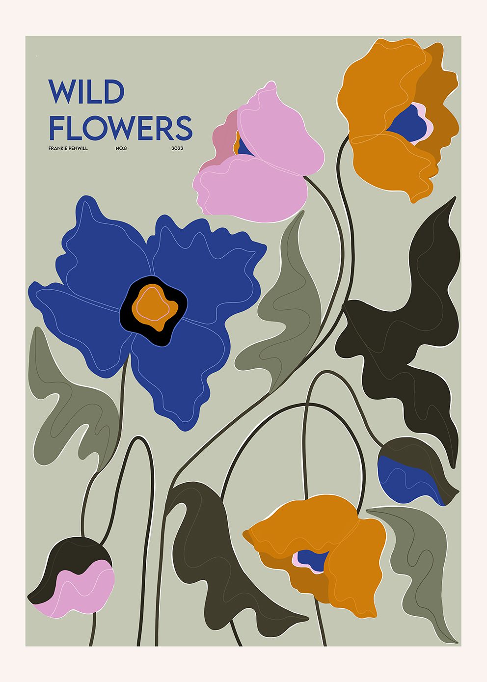 The Poster Club Art Prints Wild Flowers Poster 30x40 cm Blumen