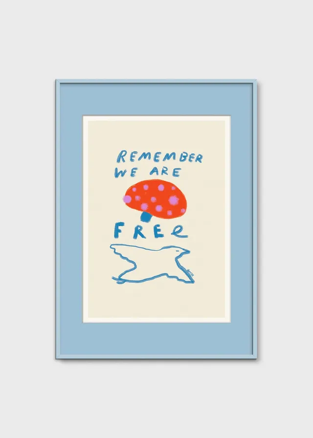 The Poster Club Remember You are Free Poster 30x40 cm abstrakt