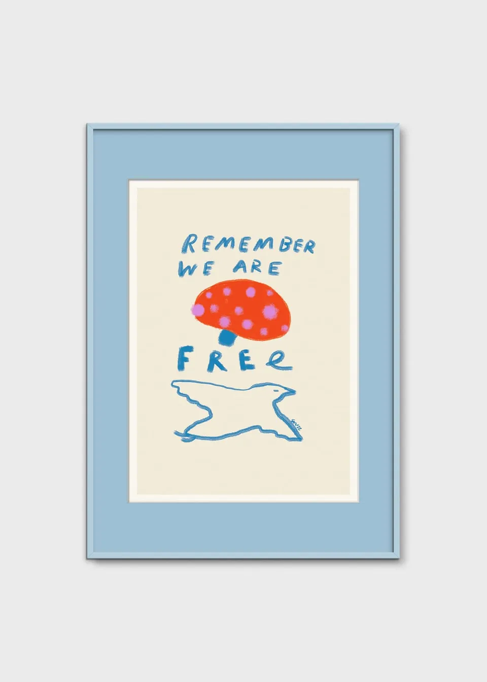 The Poster Club Remember You are Free Poster 30x40 cm abstrakt