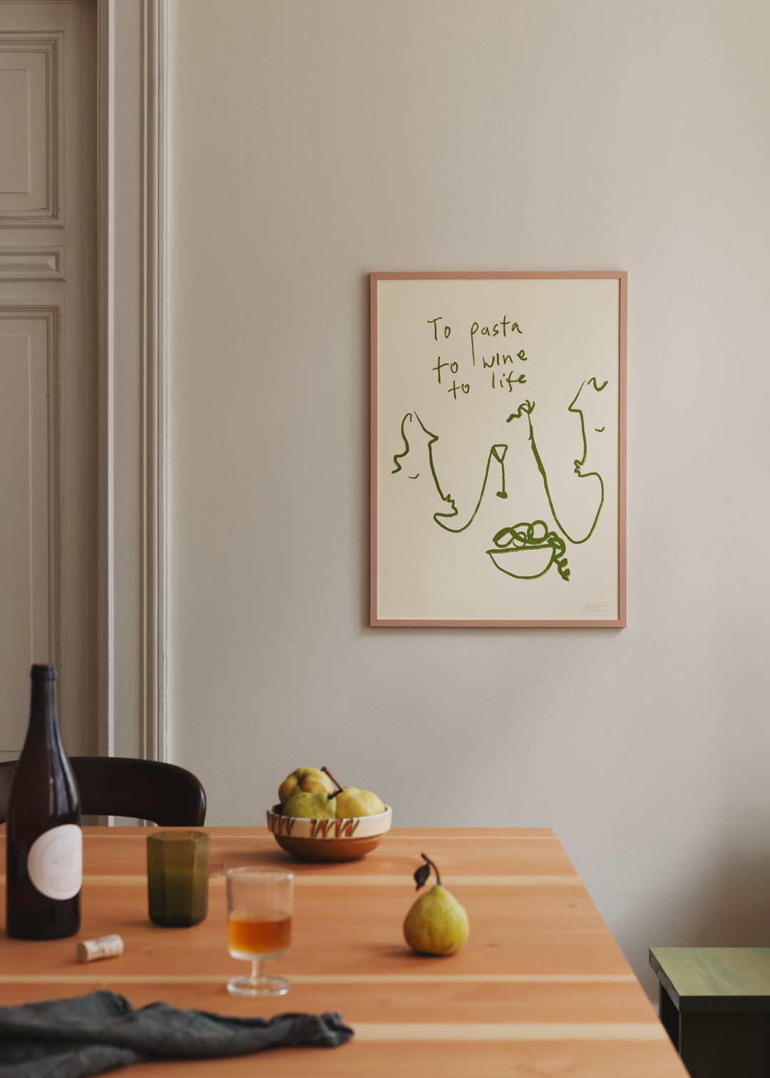 The Poster Club Art Prints To Life Poster 30x40 cm beige