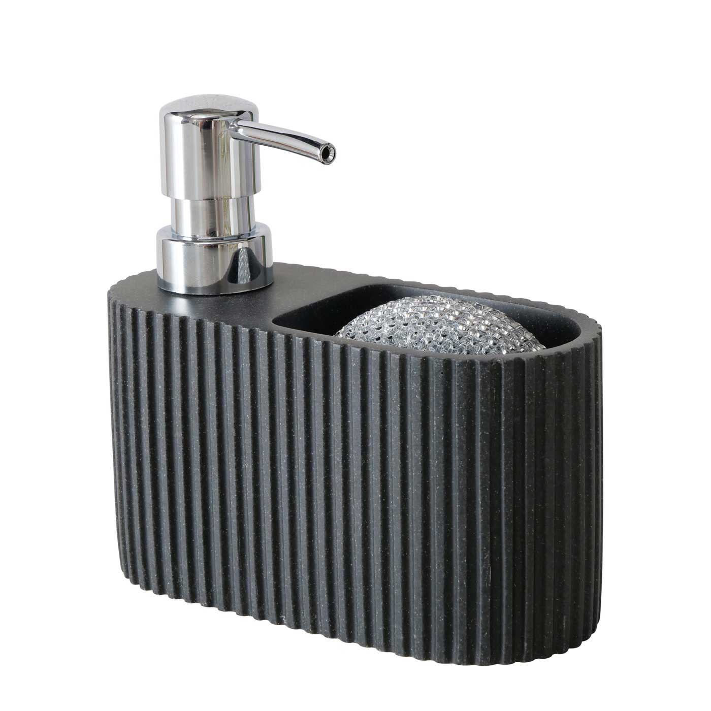 LS-LebenStil Küche & Haushalt Spülbecken Organizer Ribe Schwarz 100ml