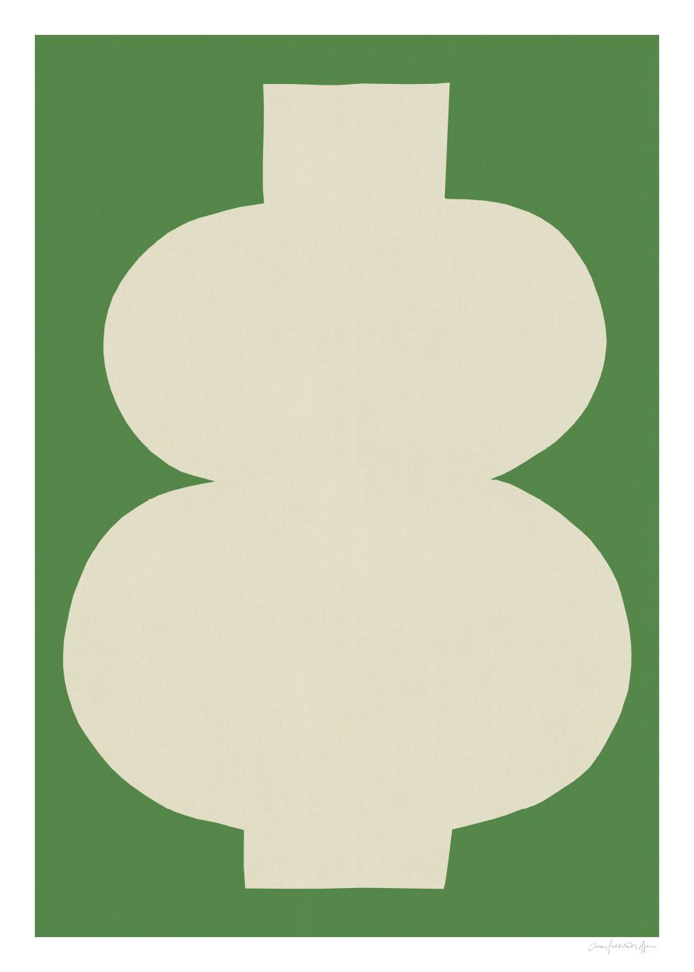 The Poster Club Art Prints Verde Poster 30x40 grün-beige