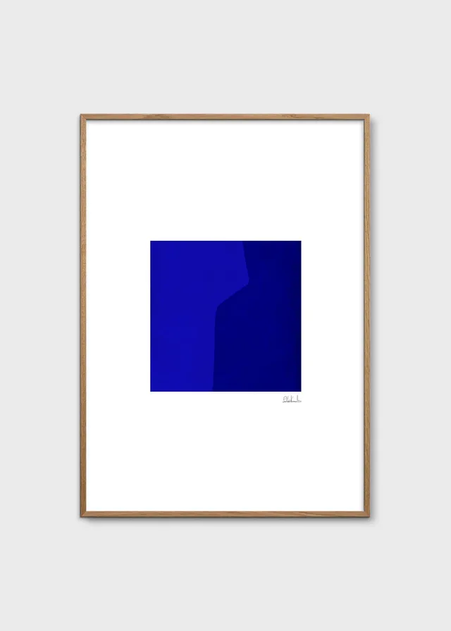 The Poster Club Art Prints Midnight Poster 50x70 cm Mitternachtsblau