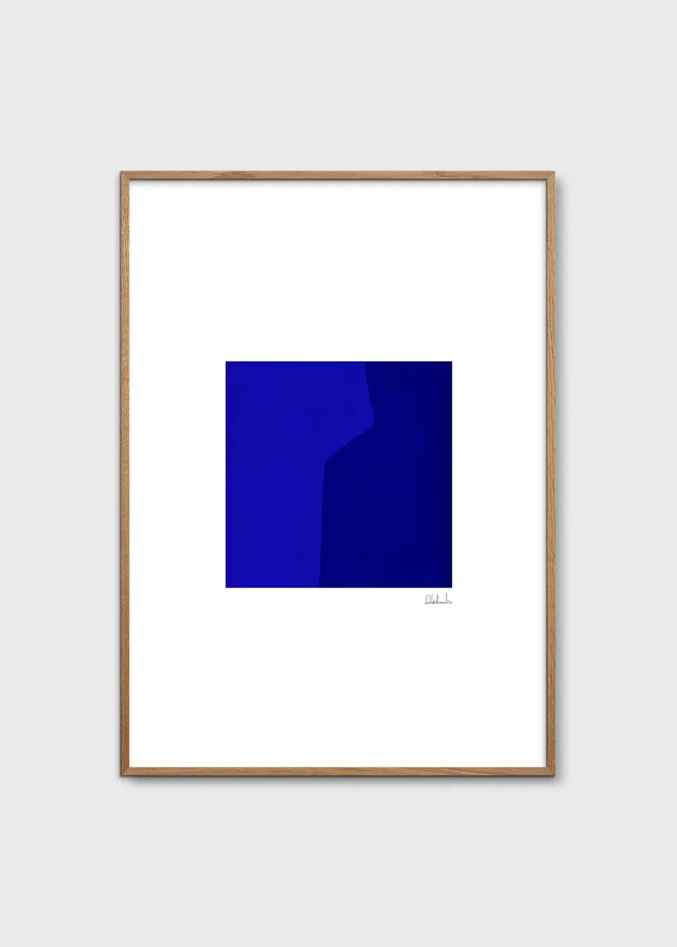 The Poster Club Art Prints Midnight Poster 50x70 cm Mitternachtsblau