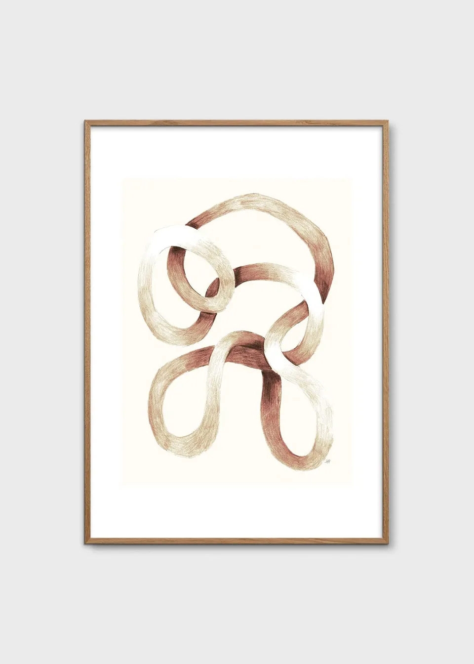 The Poster Club Mekong Forever Poster 30x40 cm beige