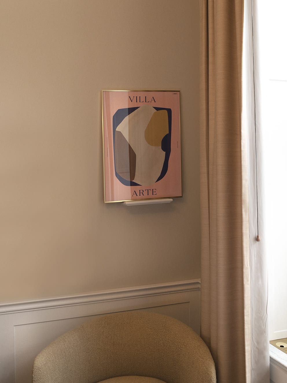 The Poster Club Artifact 02 Poster 50x70 cm Beige