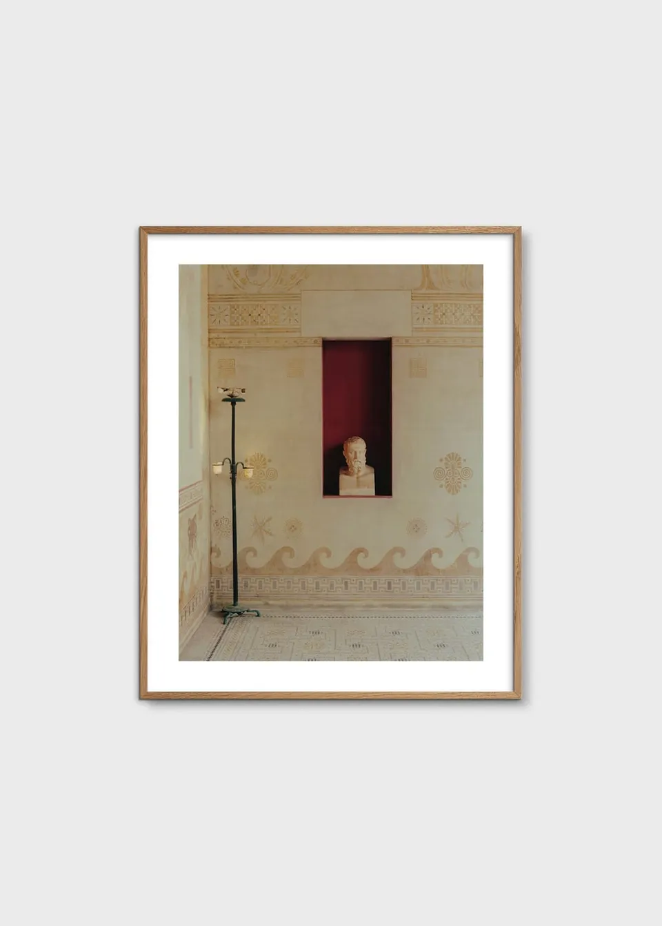 The Poster Club Villa Kerylos Poster 40x50 beige Architektur