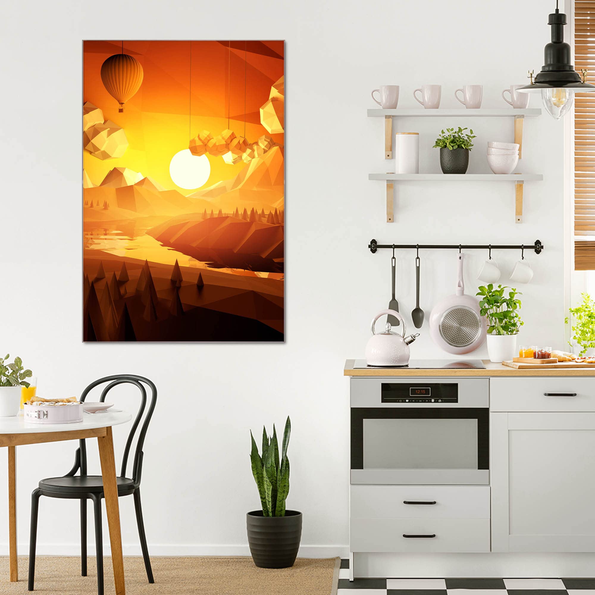 Banjado Magnettafel Sunset Glasmagnettafel 40x60 cm Camping