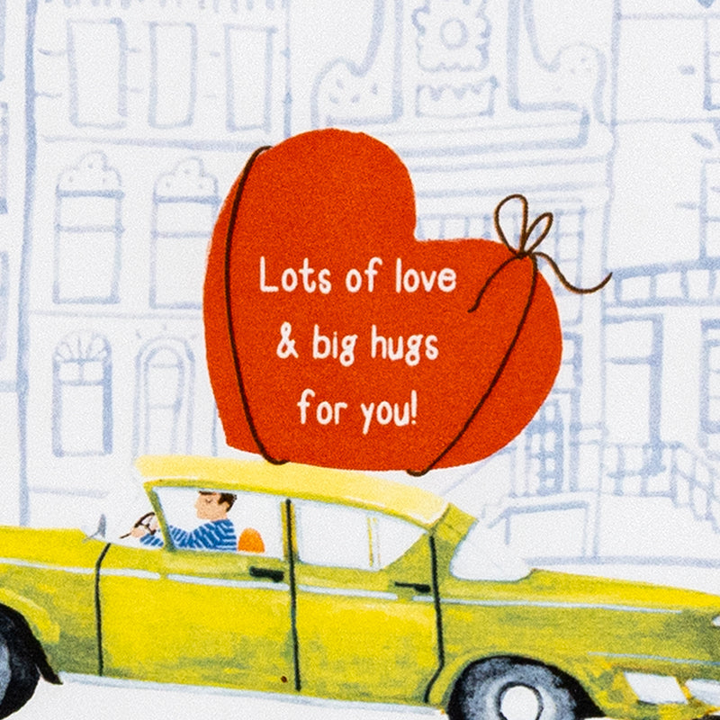 Storytiles Delft Blue Love is on the way Wandfliese S 10x10 cm
