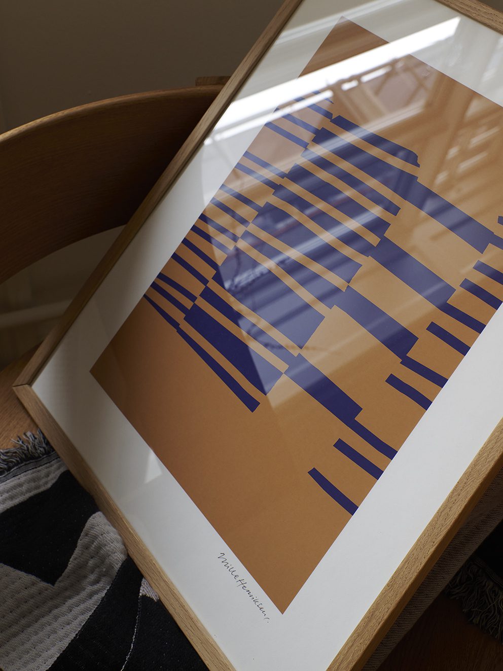 The Poster Club Bridge No. 01 Poster 30x40 cm blau