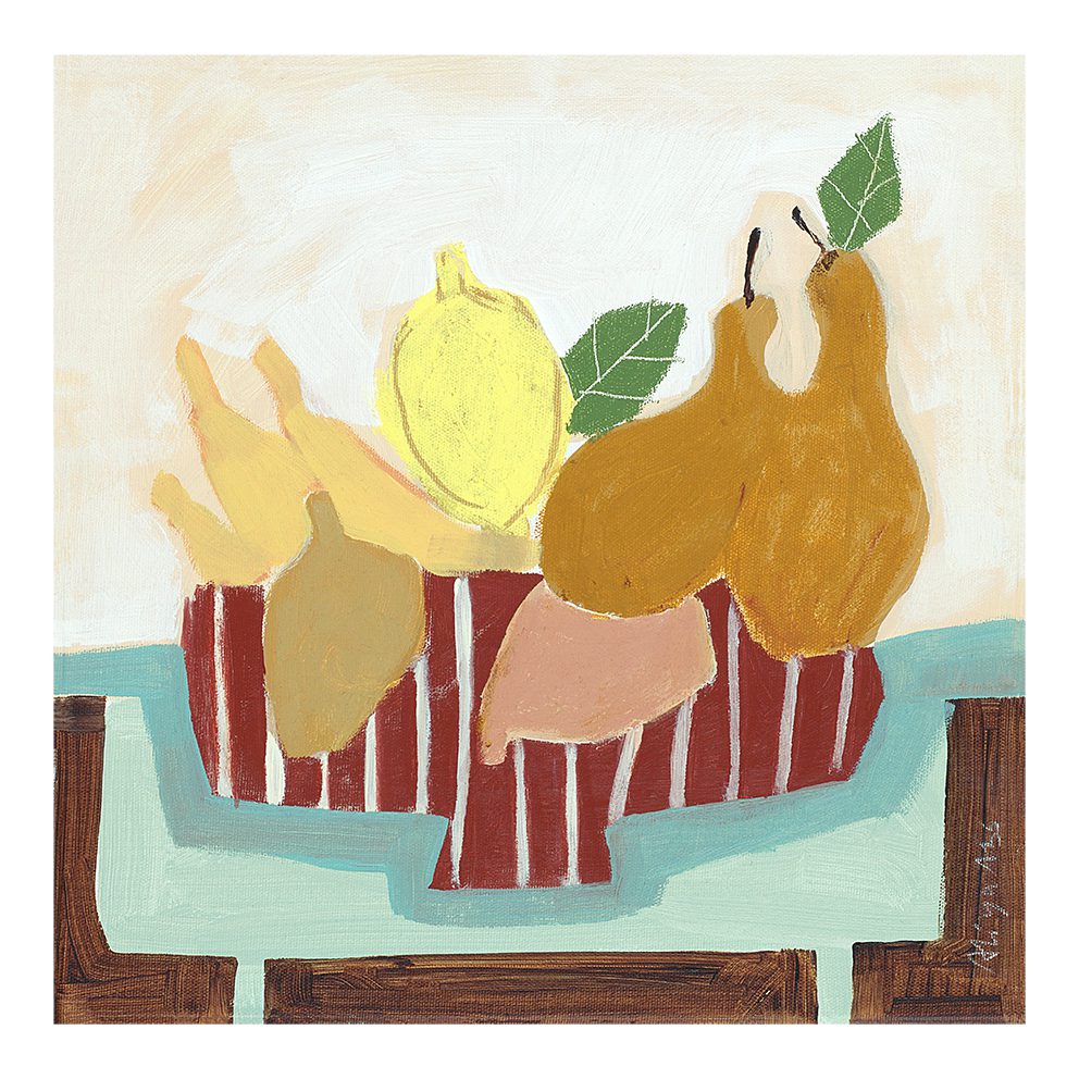 The Poster Club Sweet Pears Kunstdruck 50x50 cm Birnen