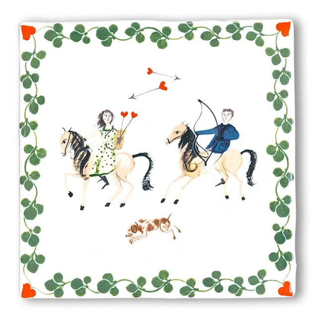 Storytiles Delft Blue Der Liebe Wandfliese Liebe Paar