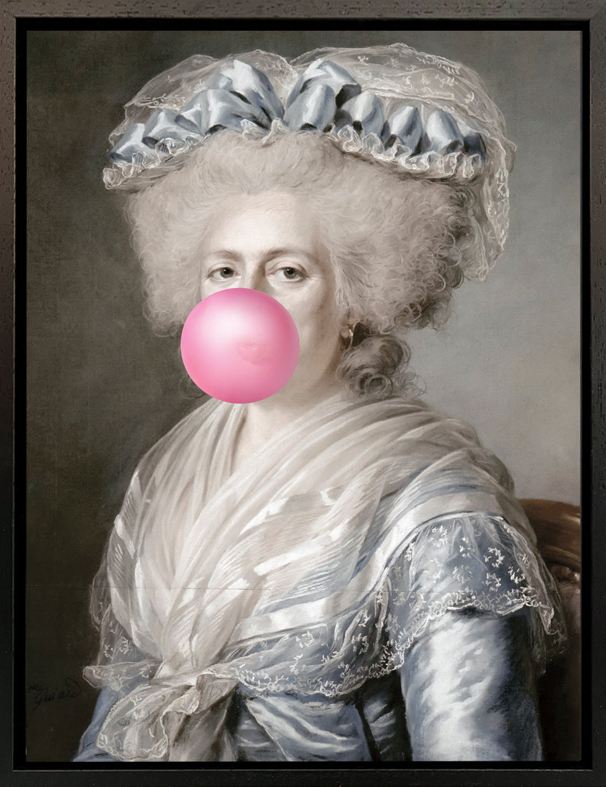 Mineheart Bubblegum Portrait 4 Leinwandbild 40x50 cm