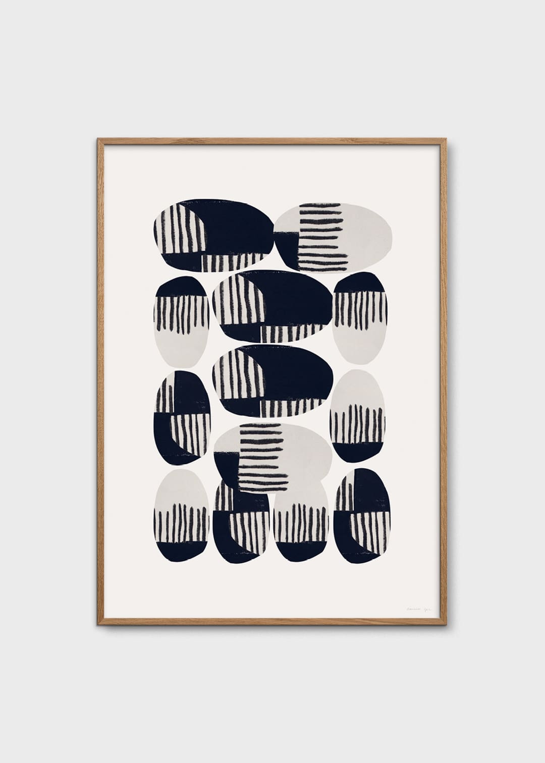 The Poster Club Dotted No. 146 Kunstdruck 30x40 cm schwarz