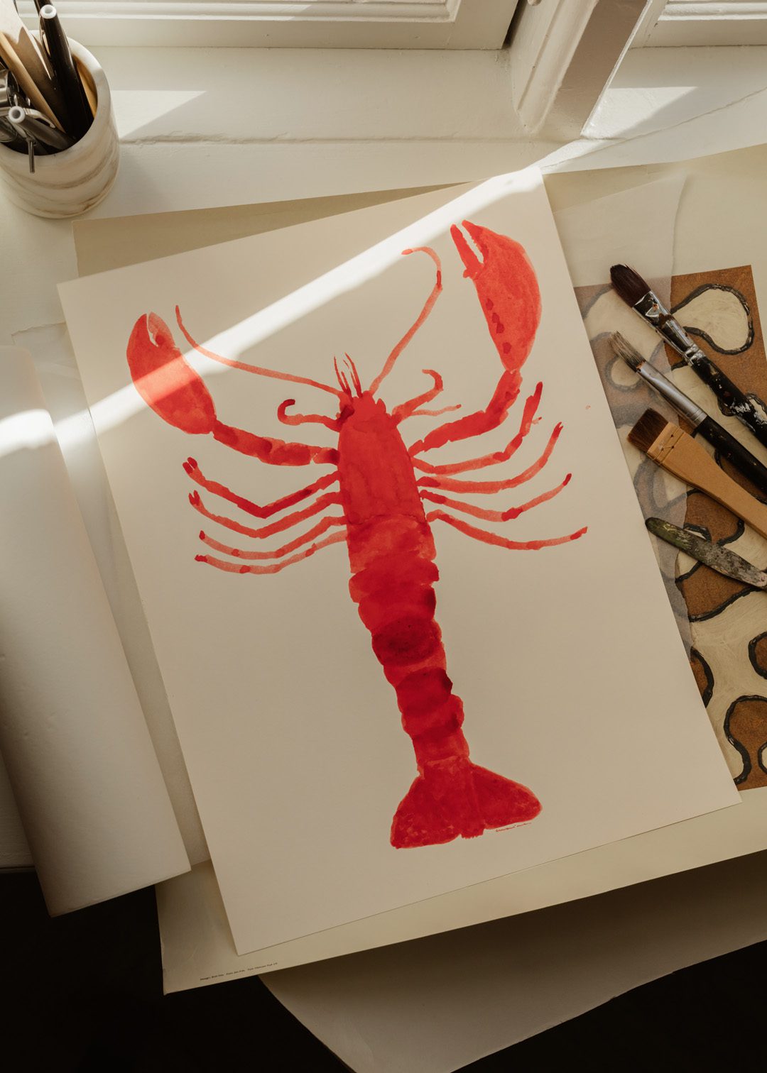 The Poster Club Art Prints Langosta Poster 30x40 cm rot