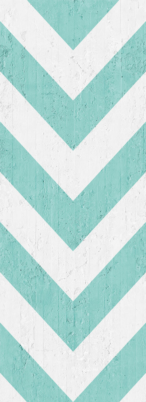 Mineheart Aquamarine Geometric Stripes Tapete A3-Muster