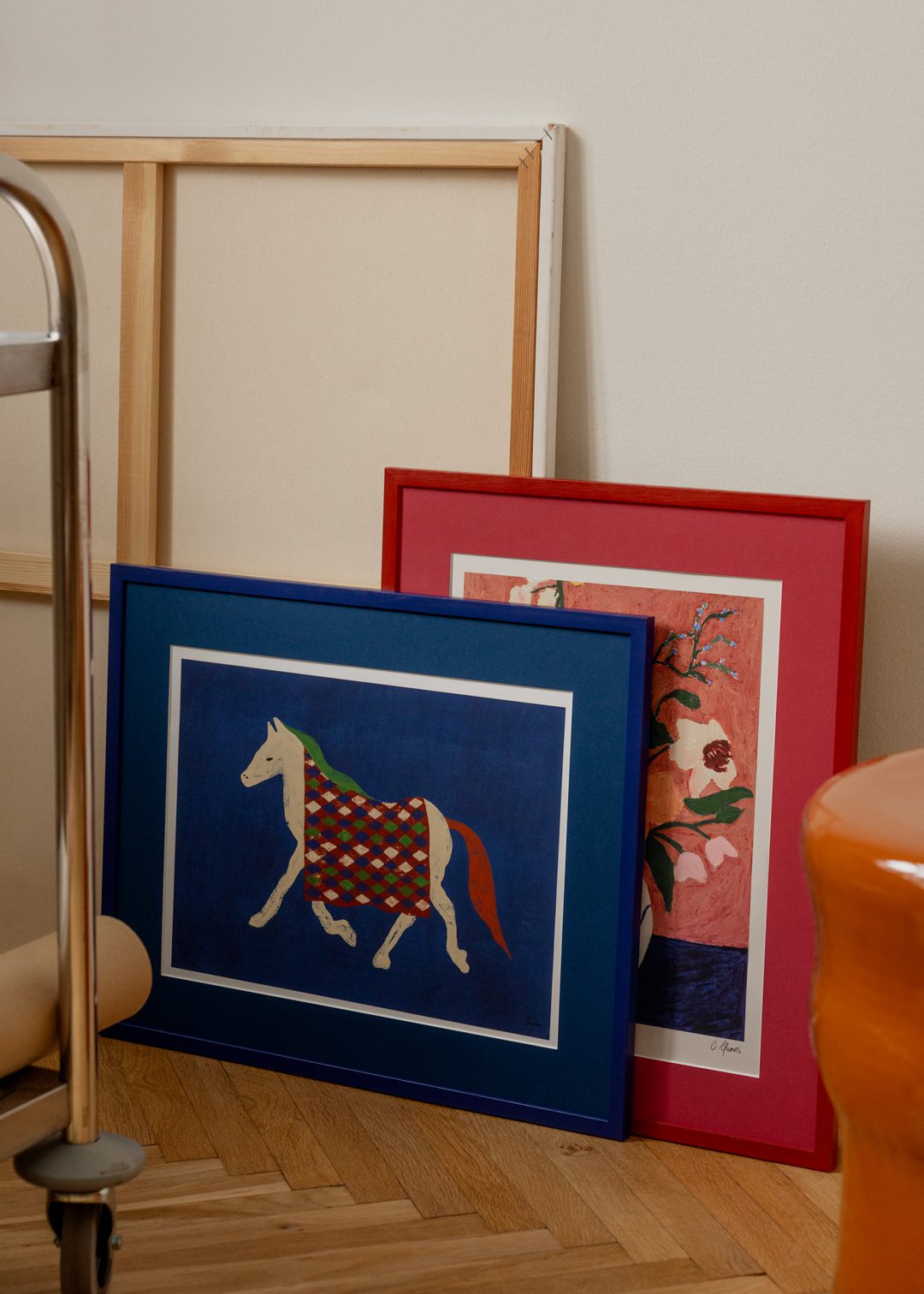 The Poster Club Perfect Match No. 031 Poster Set Blumen Pferd