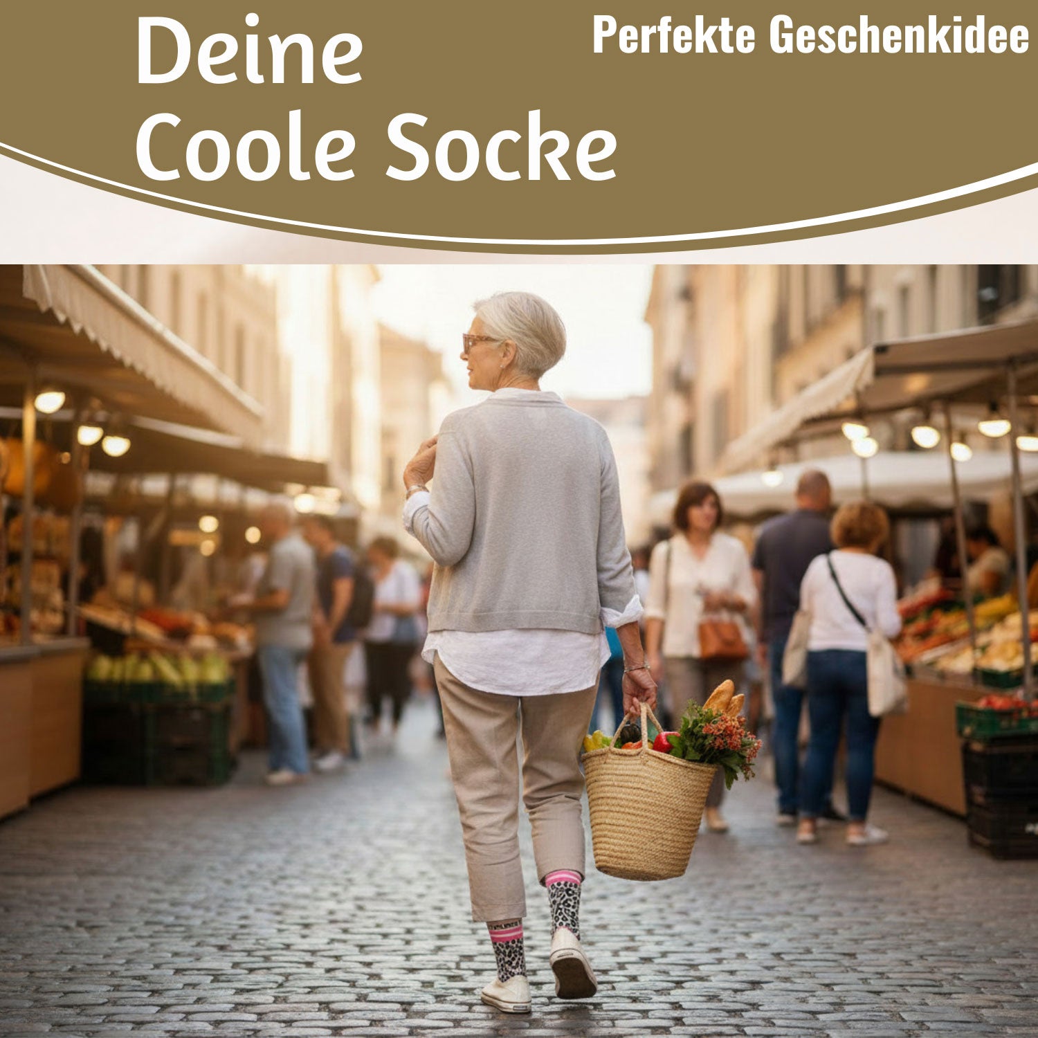 LS-LebenStil Socke 36-40 Du Wildes Ding Leo Damen