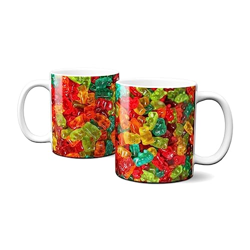 Hustling Sharks Gummibande Tasse 330ml bunt