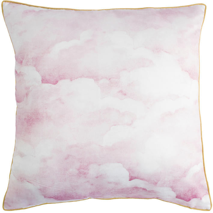 Mineheart Dusty Pink Clouds Kissen 55x55 cm Seide Rosa