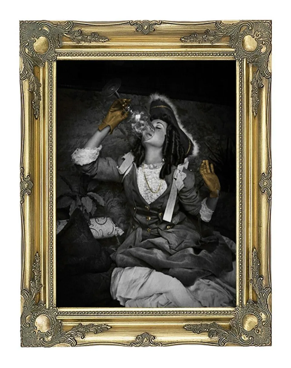 Mineheart Air is Not Enough Gold Edition Leinwandbild 84x119cm