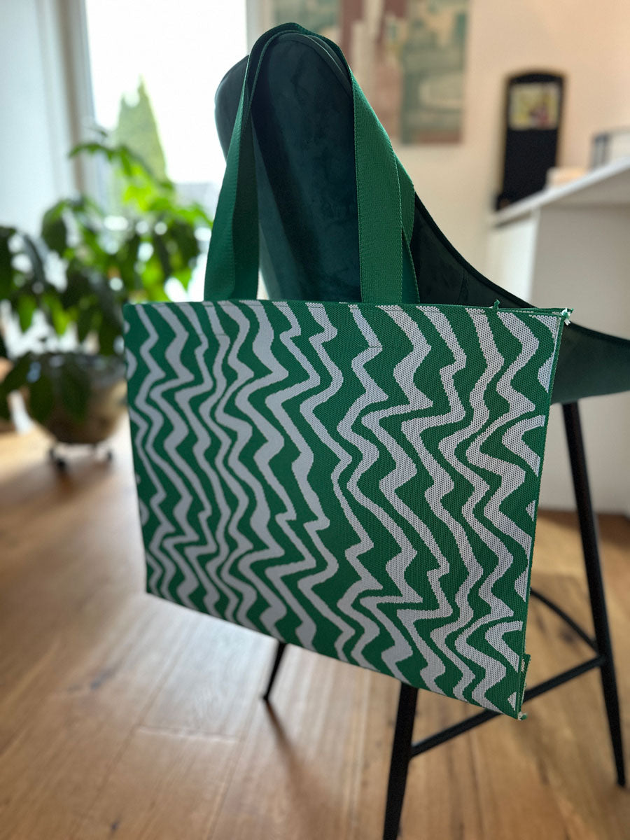 LS-LebenStil Shopper Palma Shopper Grün 35x45cm