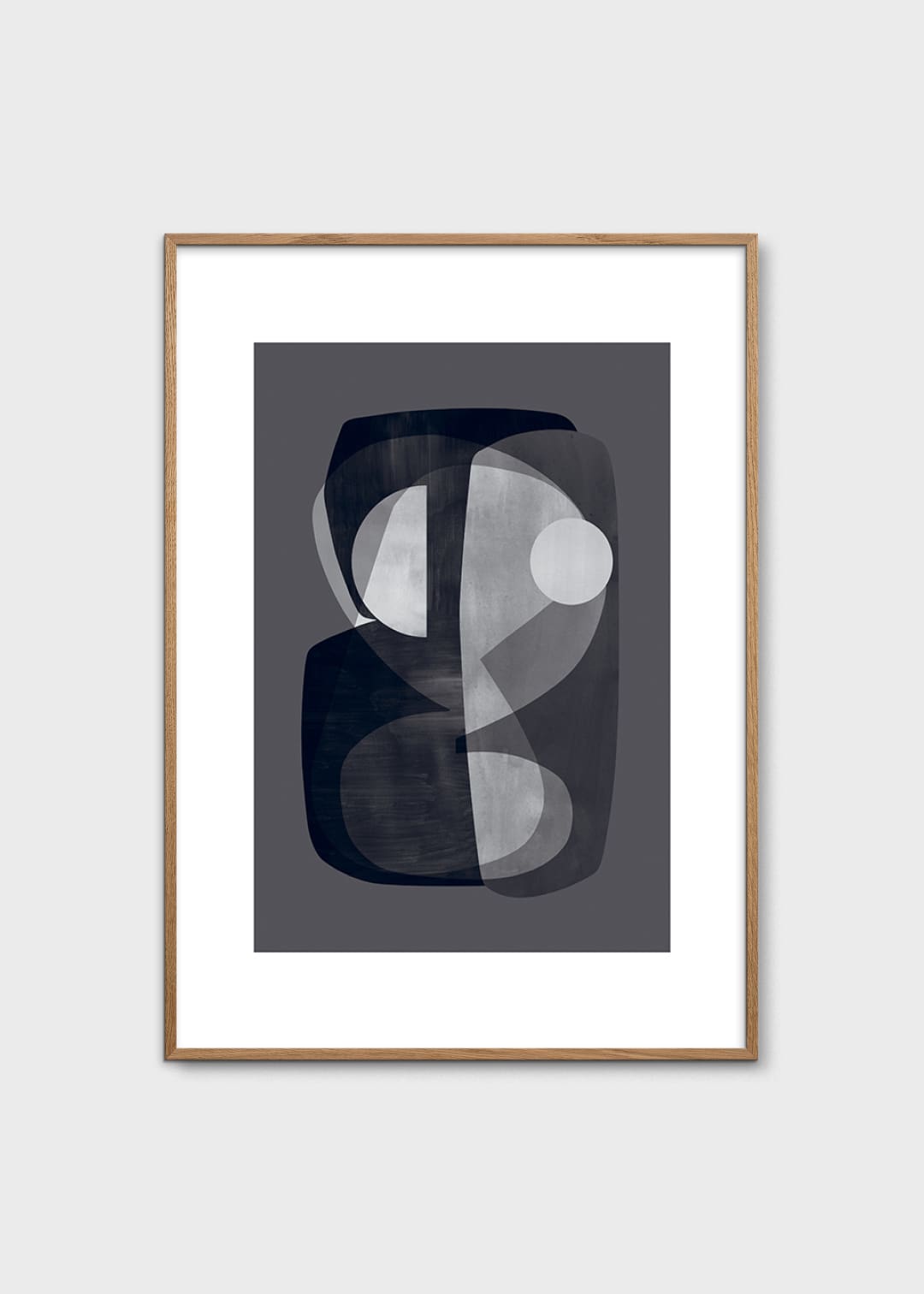 The Poster Club Abstract Construction Poster 30x40 s/w
