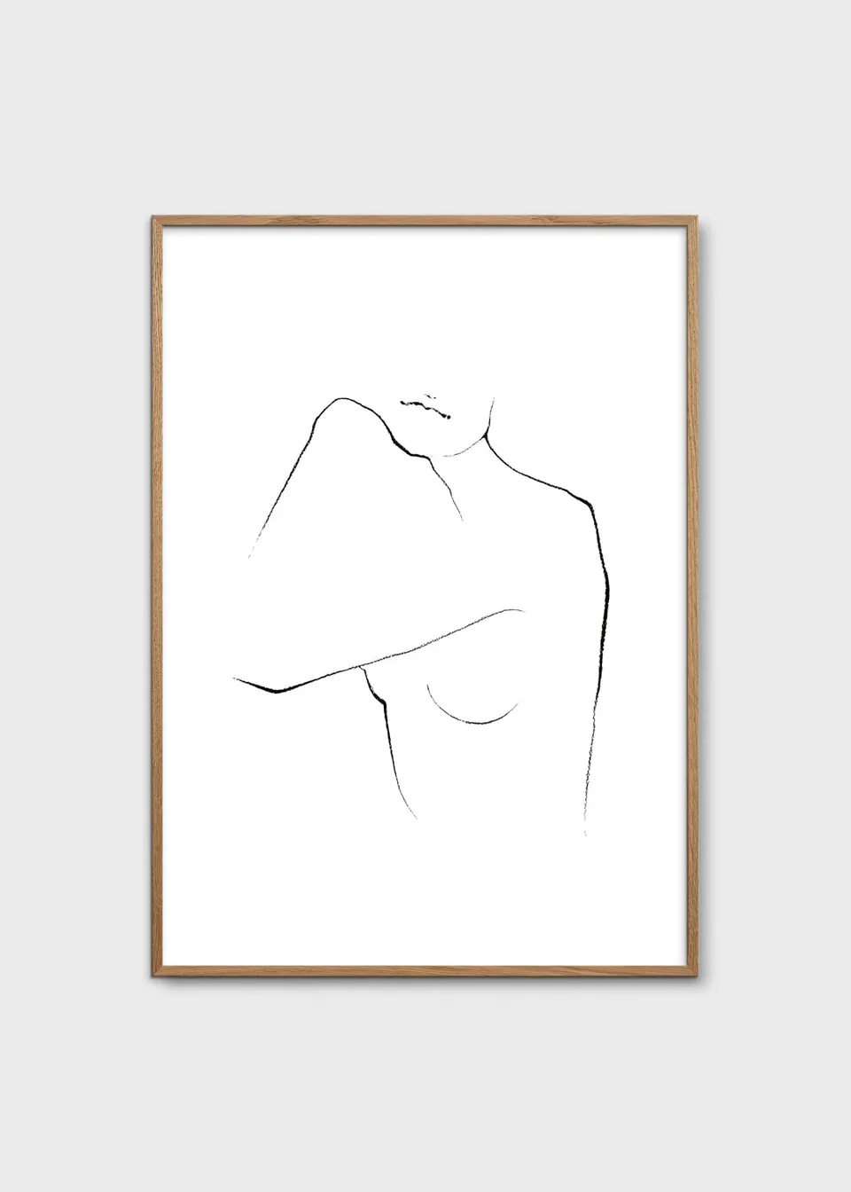 The Poster Club Josephine Poster 30x40 cm schwarz-weiss