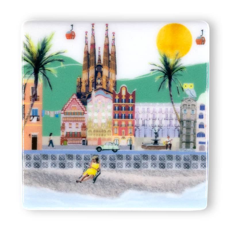 Storytiles Minis Barcelona Vibrante Mini Fliese Stadt