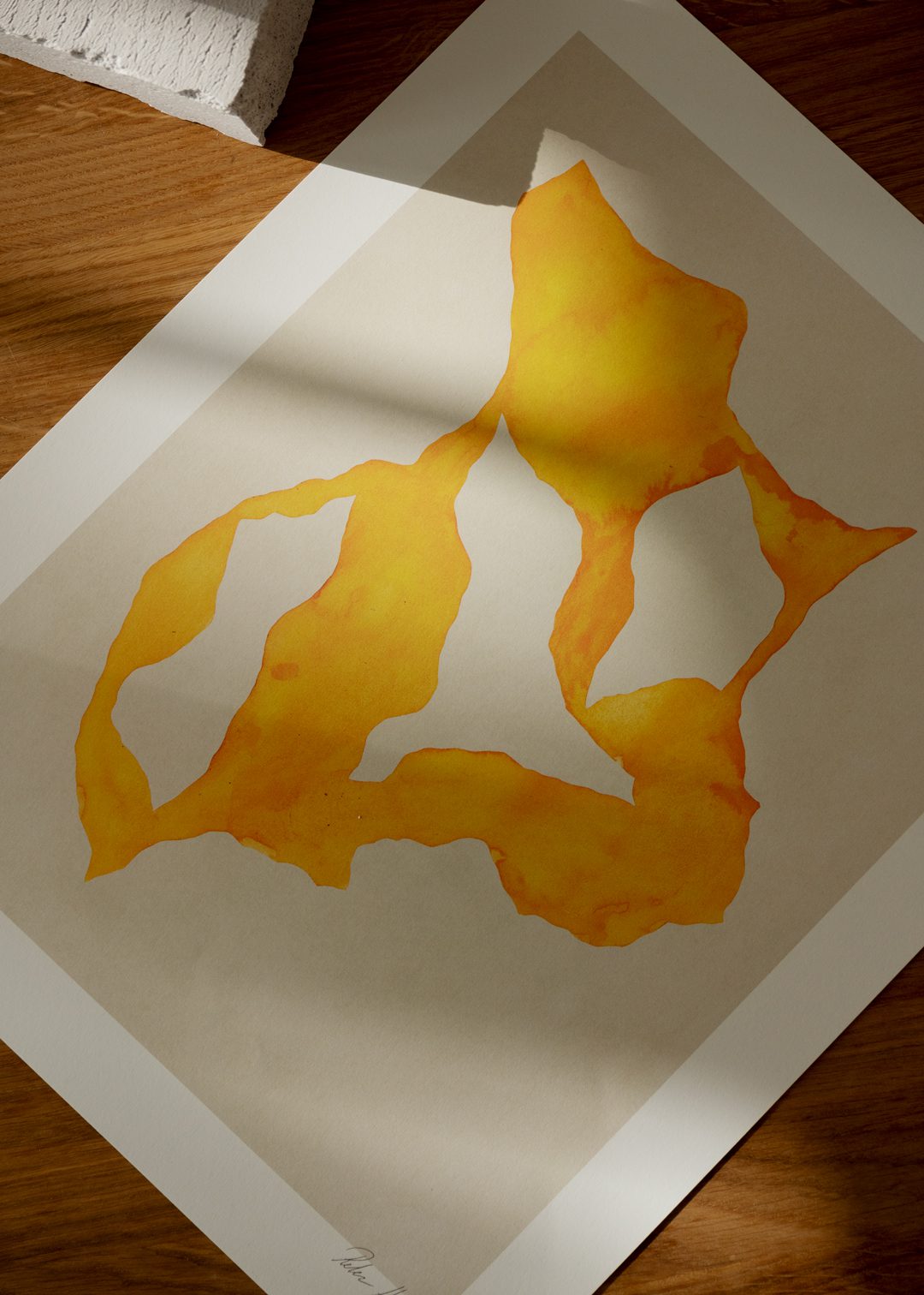 The Poster Club Shadow No.14 Poster 30x40 cm beige
