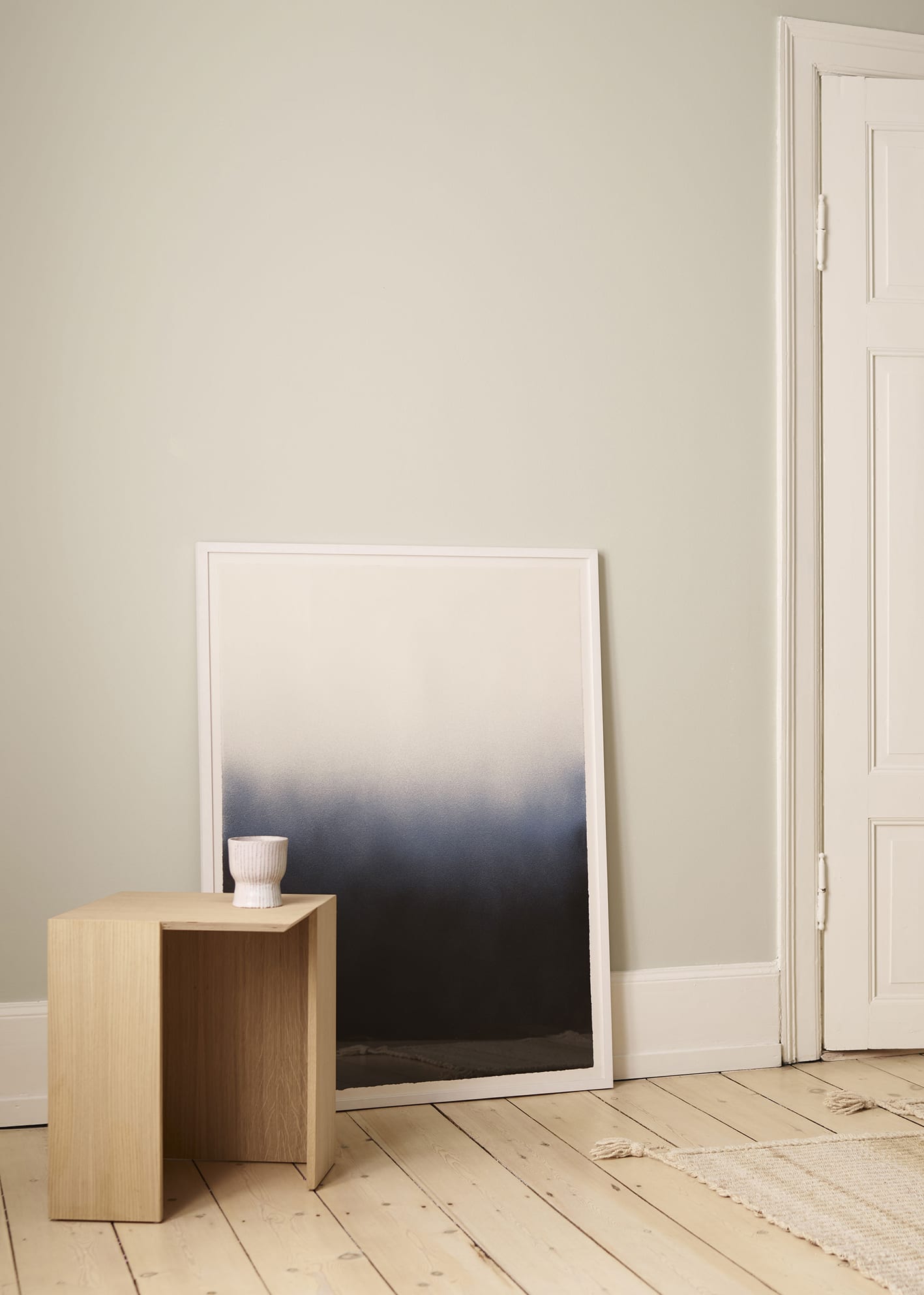 The Poster Club Hazy Grey Poster 79x108 cm grau Unikat