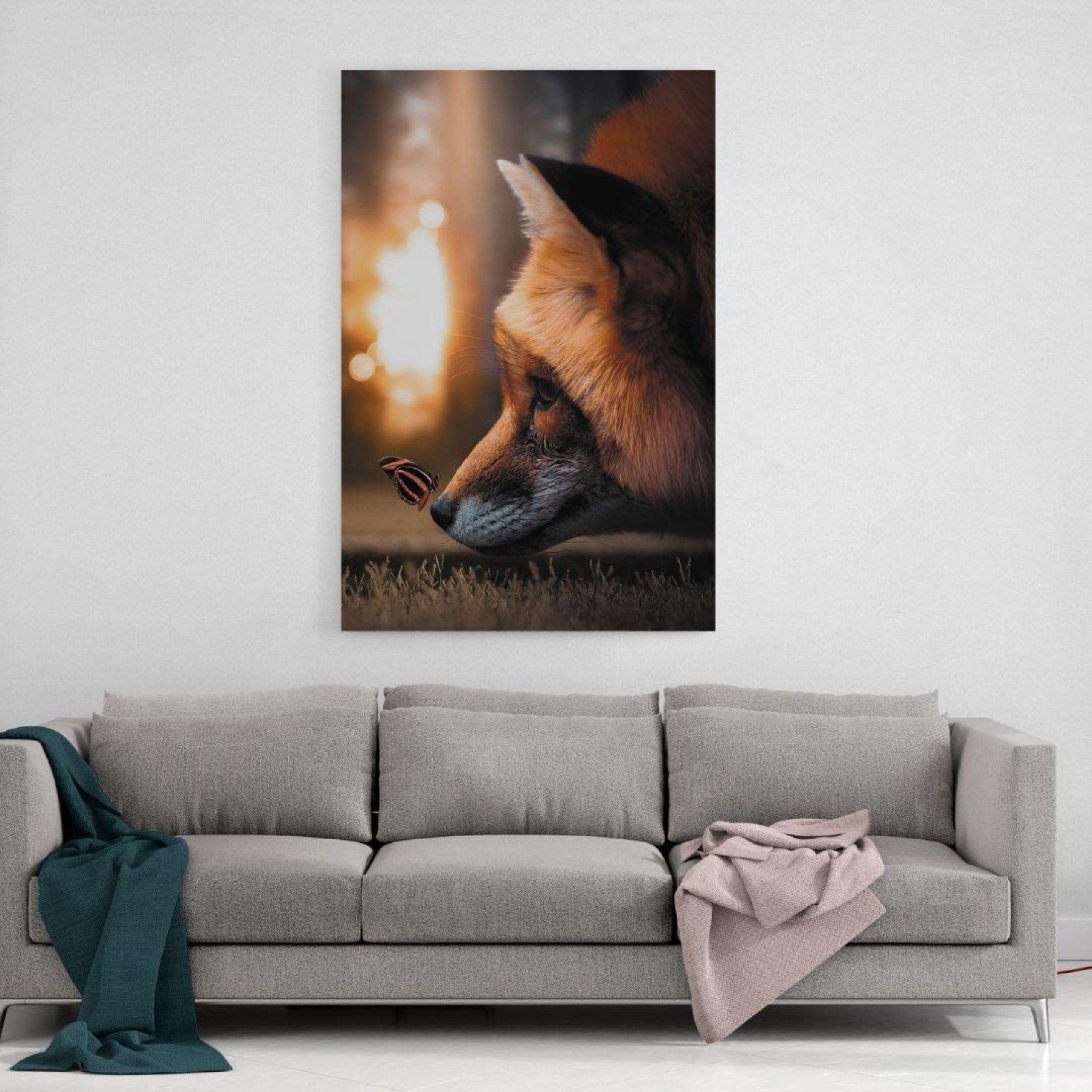 Hustling Sharks Wandbilder Der Fuchs Wandbild 30x45 Tierbild