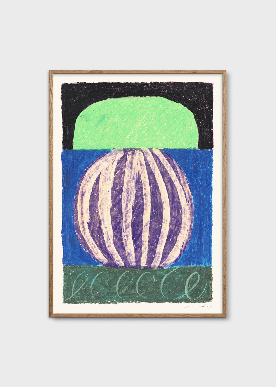The Poster Club Glow in the Dark Poster 30x40 cm Botanik