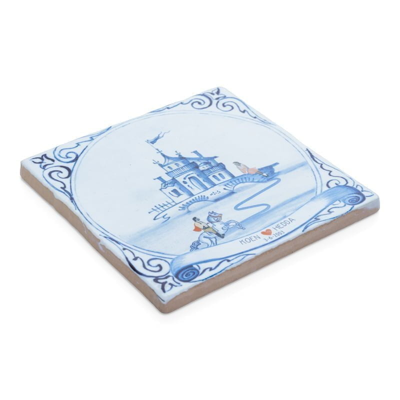 Storytiles Delft Blue Prins op het witte paard Fliese S