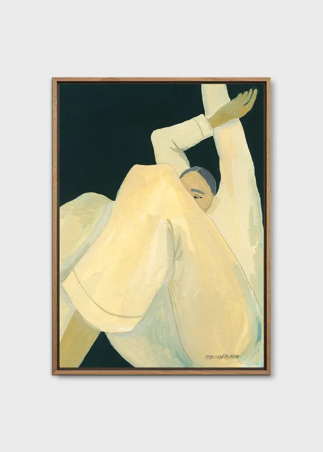 The Poster Club Art Prints The Dream Canvas 50x70 cm schwarz-gelb