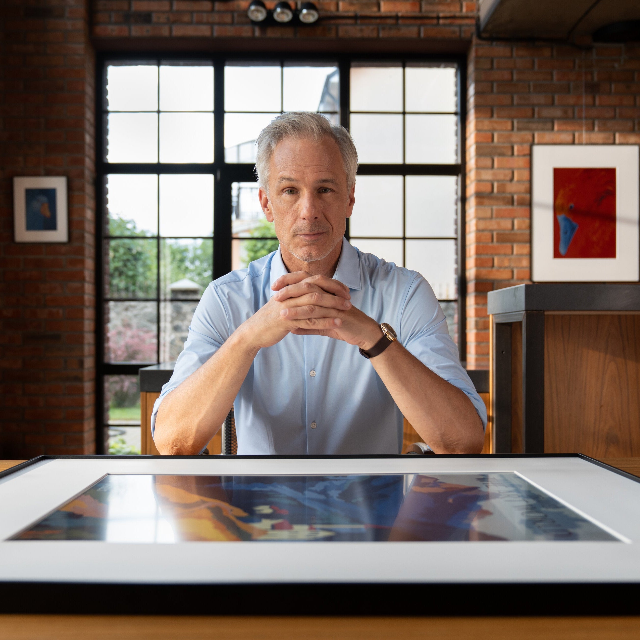 InkPoster Tela 28.5 Kunstrahmen Schwarz E-Ink
