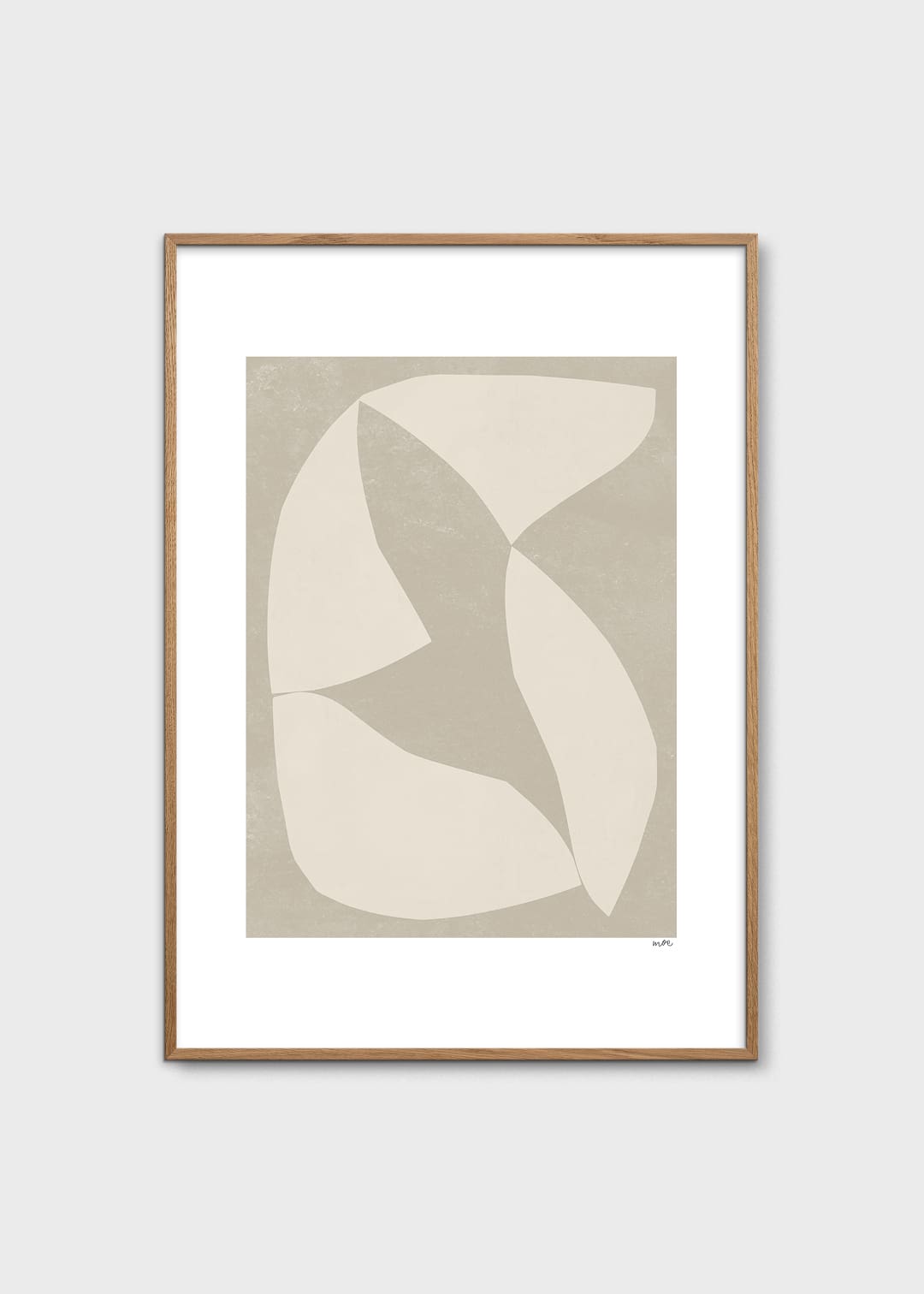 The Poster Club Art Prints Entwined Poster 30x40 cm beige