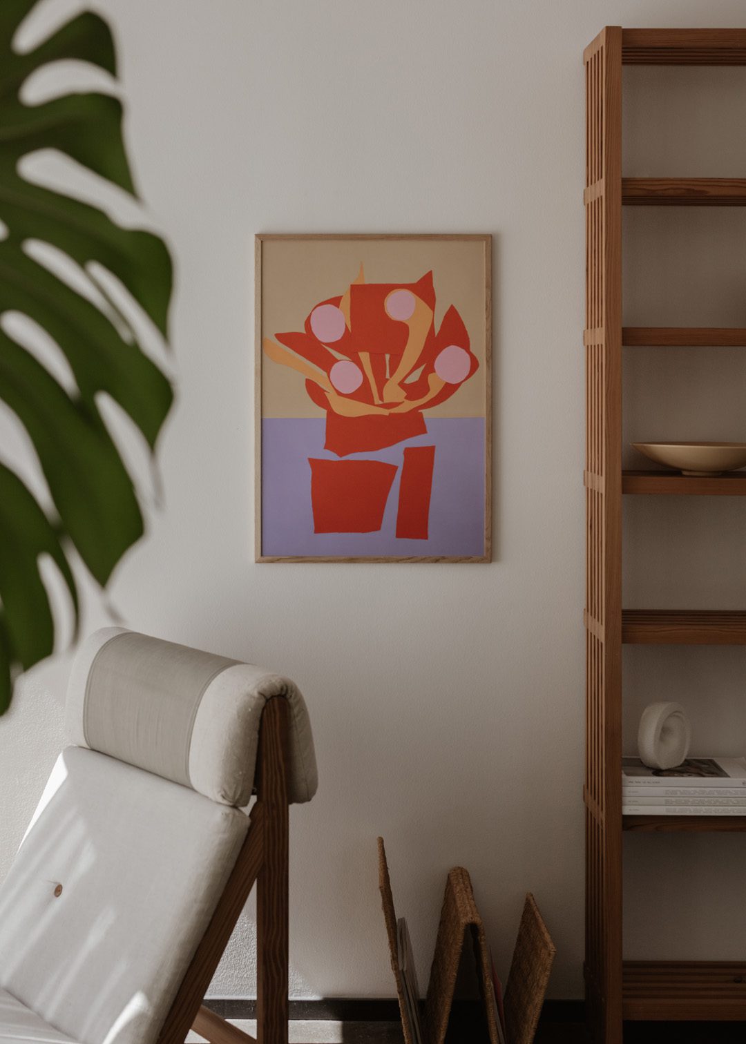 The Poster Club Floral Poster 30x40 cm beige floral