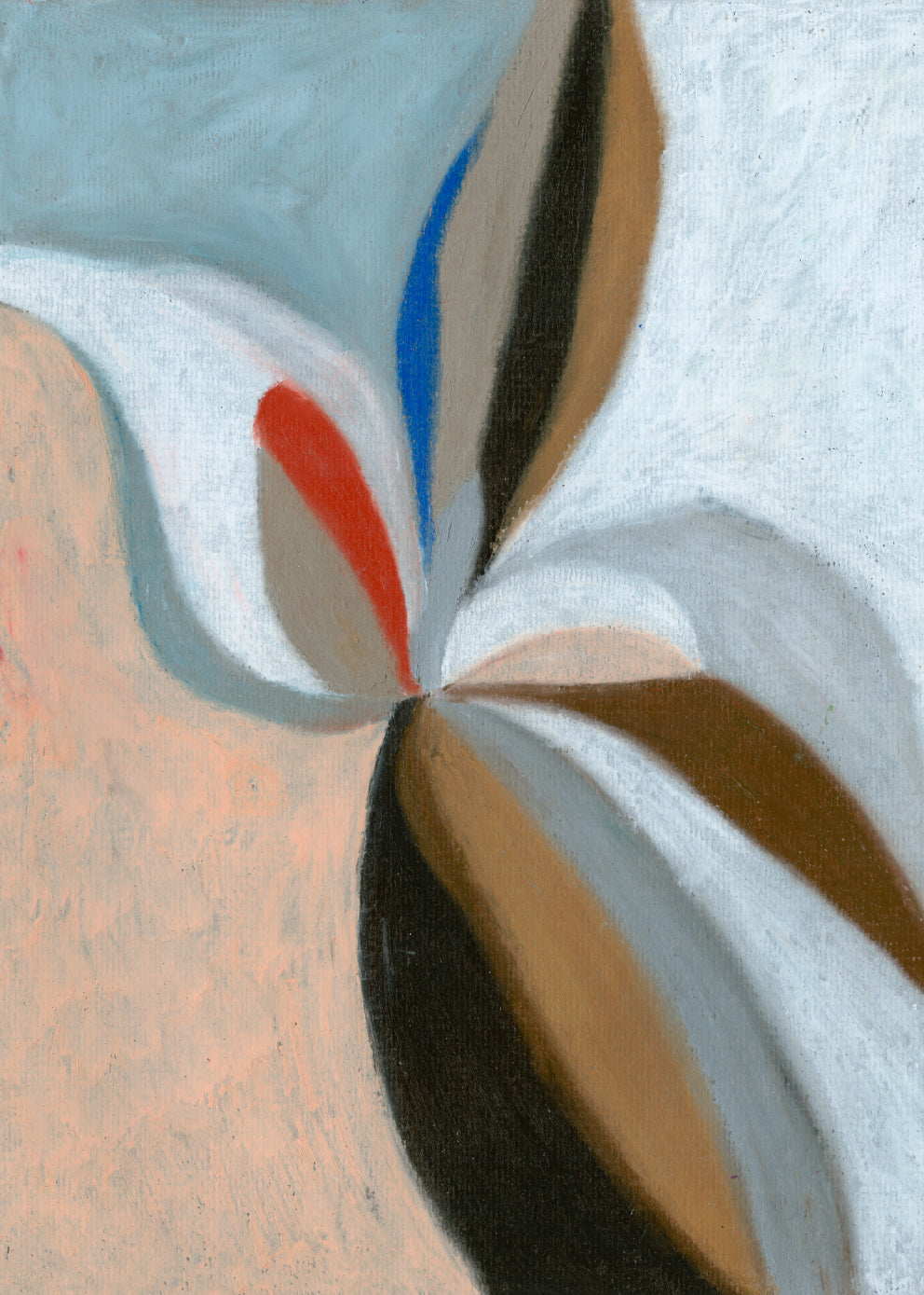 The Poster Club Soft Bloom Leinwandbild 50x70 cm Blau