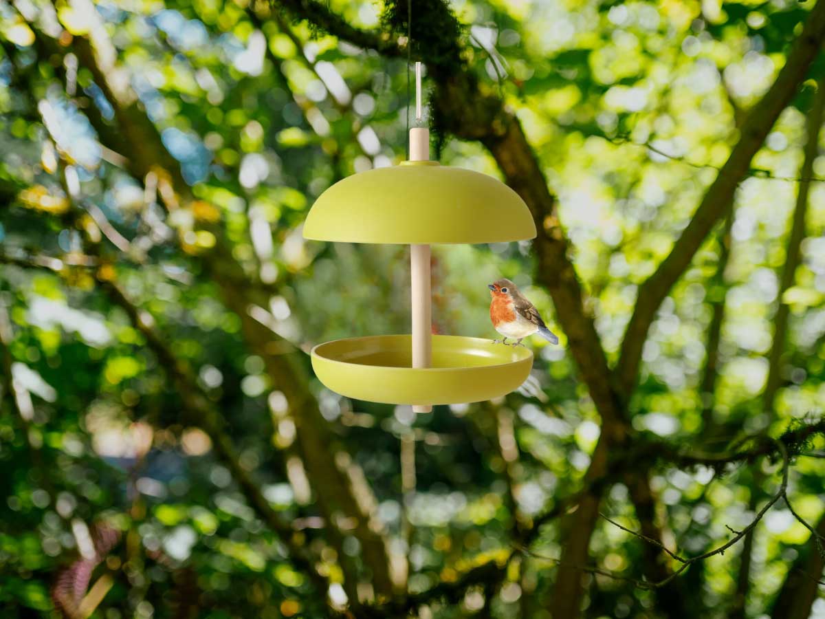 LS-LebenStil Garten & Camping Futterstation Grün Kunstharz
