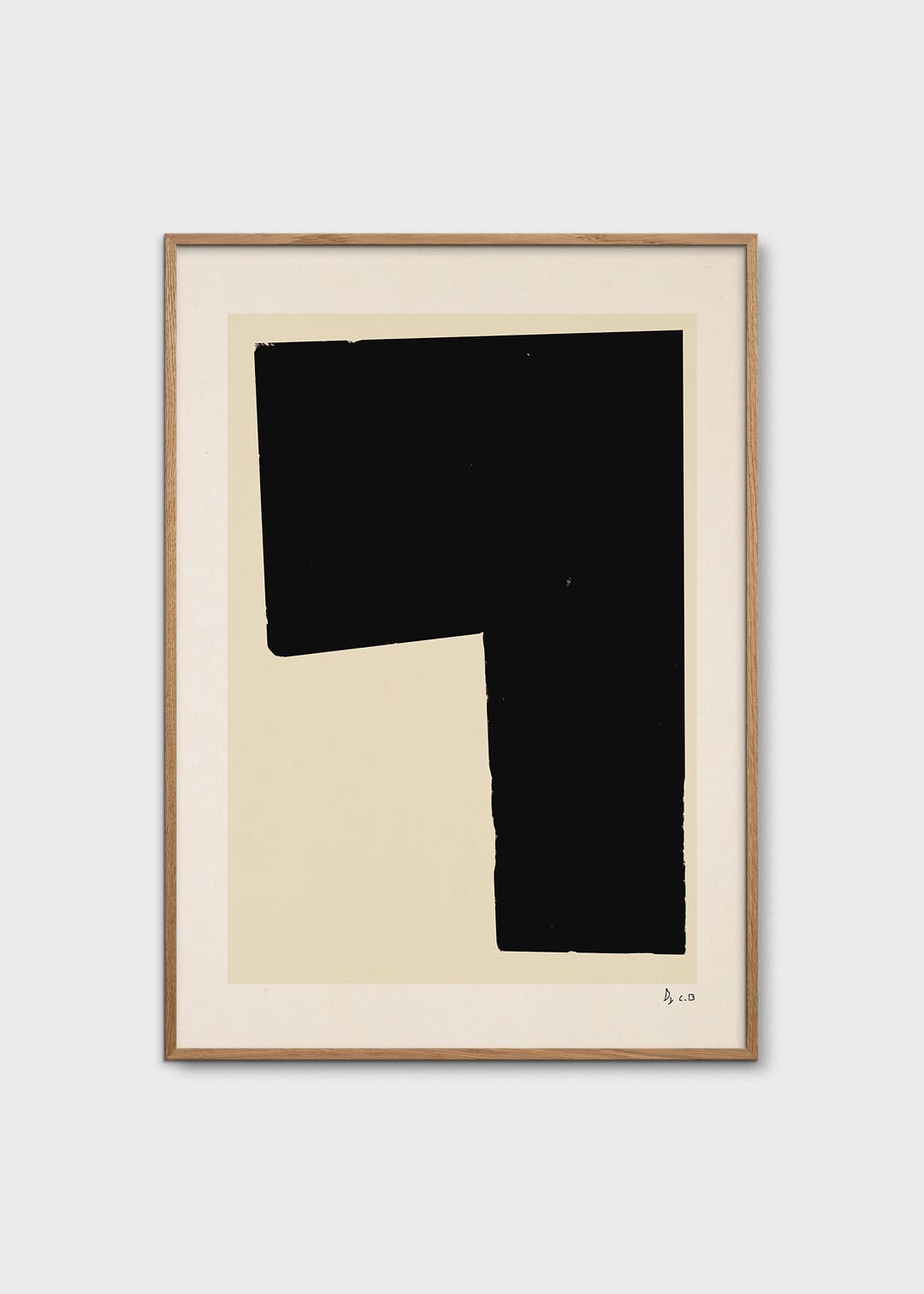 The Poster Club Black Object 02 Kunstdruck 50x70 schwarz