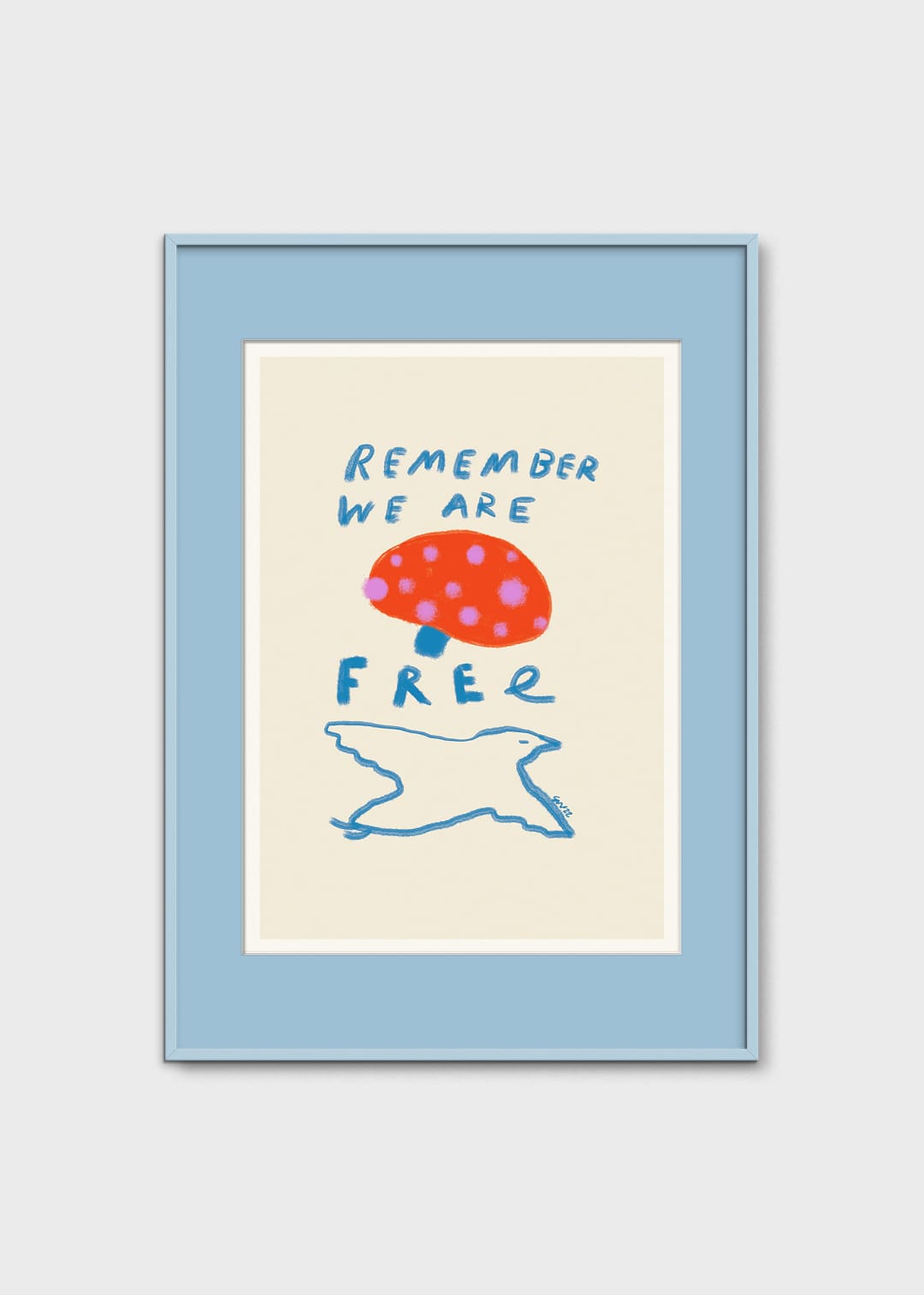 The Poster Club Remember You are Free Poster 30x40 cm abstrakt