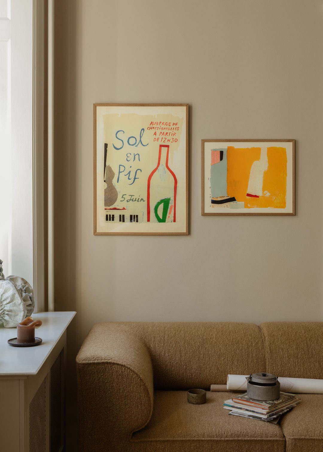 The Poster Club Sol en Pif Kunstdruck 30x40 cm beige