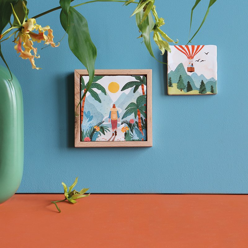 Storytiles Delft Blue Op avontuur Fliese S 10x10 Abenteuer