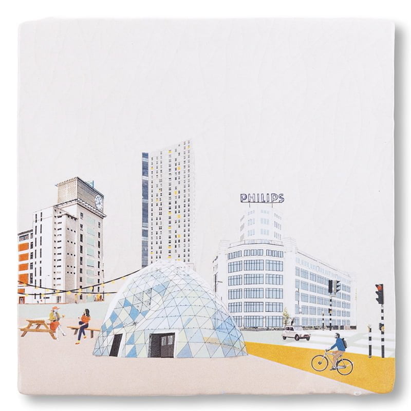 Storytiles Delft Blue Eindhoven verlicht je Fliese S 10x10 cm