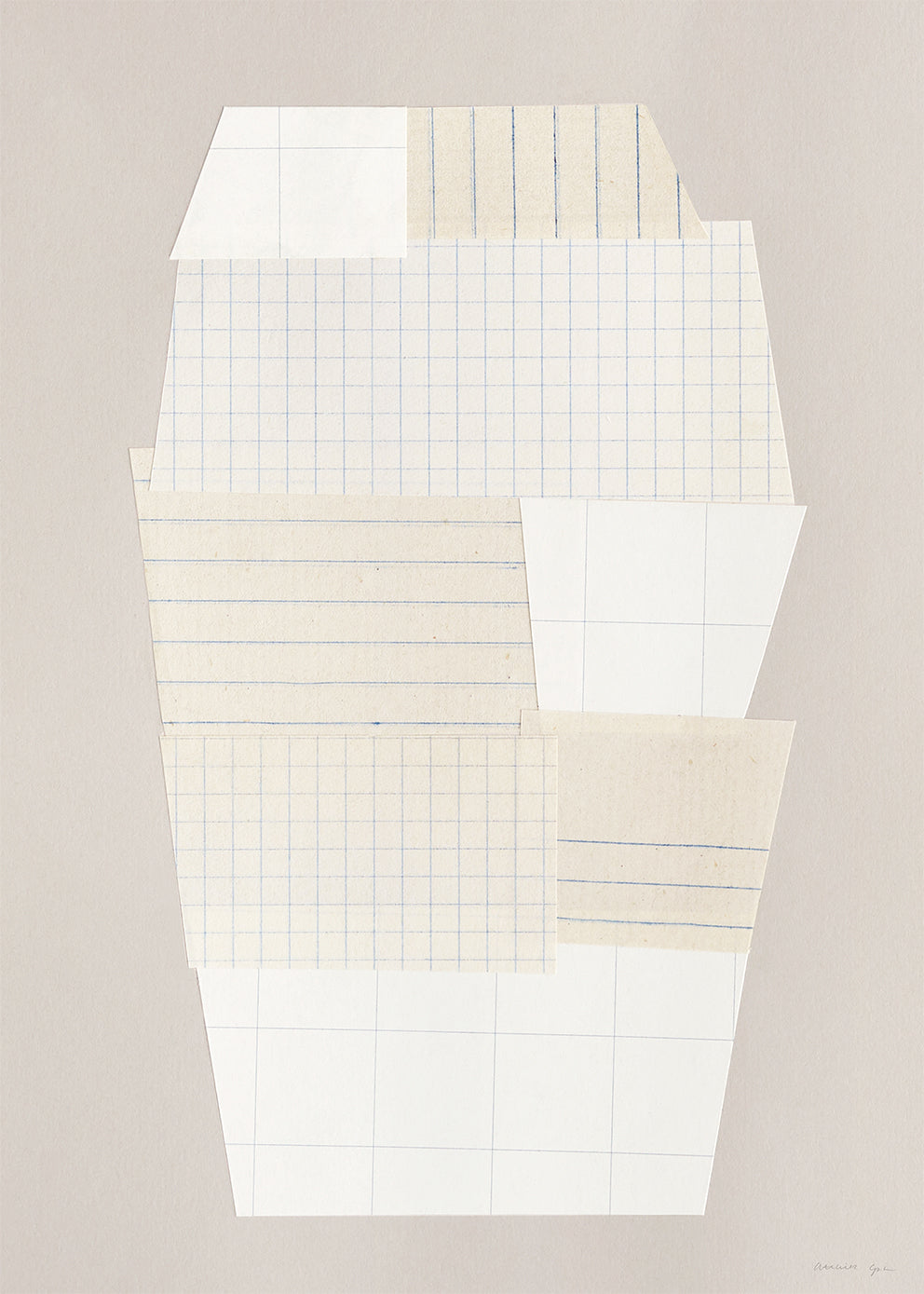 The Poster Club Art Prints Print No. 180 Poster A4 beige