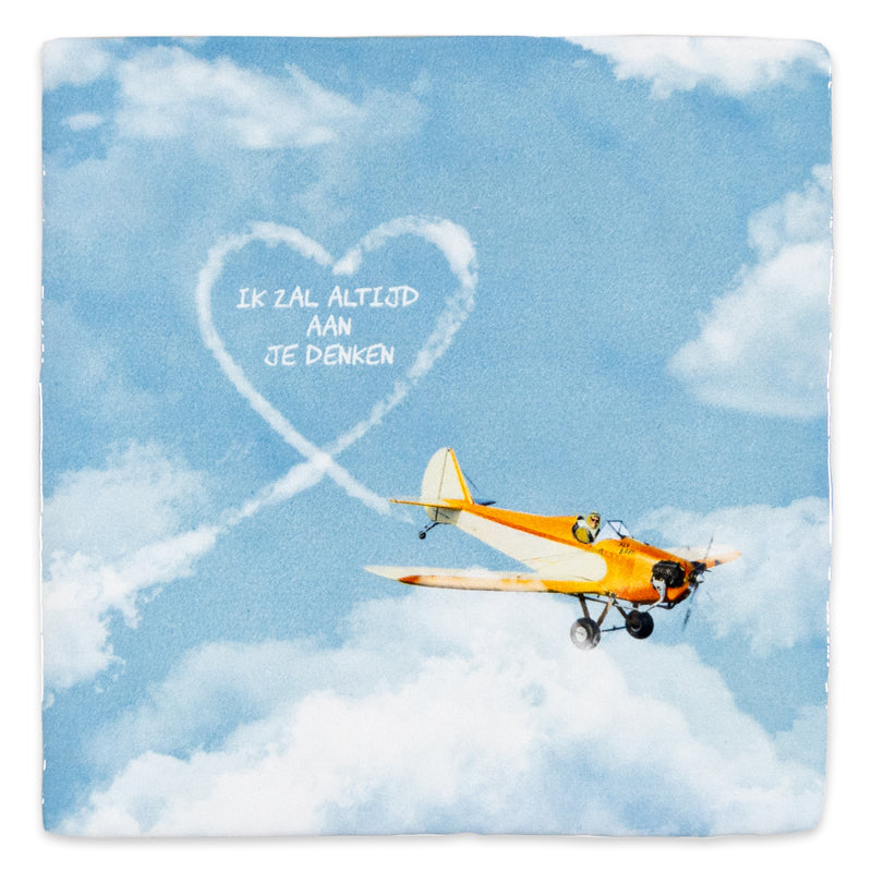 Storytiles Delft Blue A loving expression Fliese S 10x10 Himmel