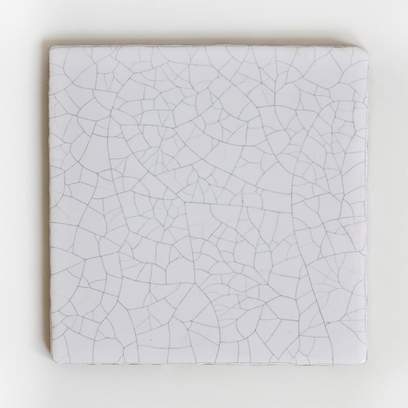 Storytiles Plain Tiles Off-White Fliese 10x10 cm Craquelé