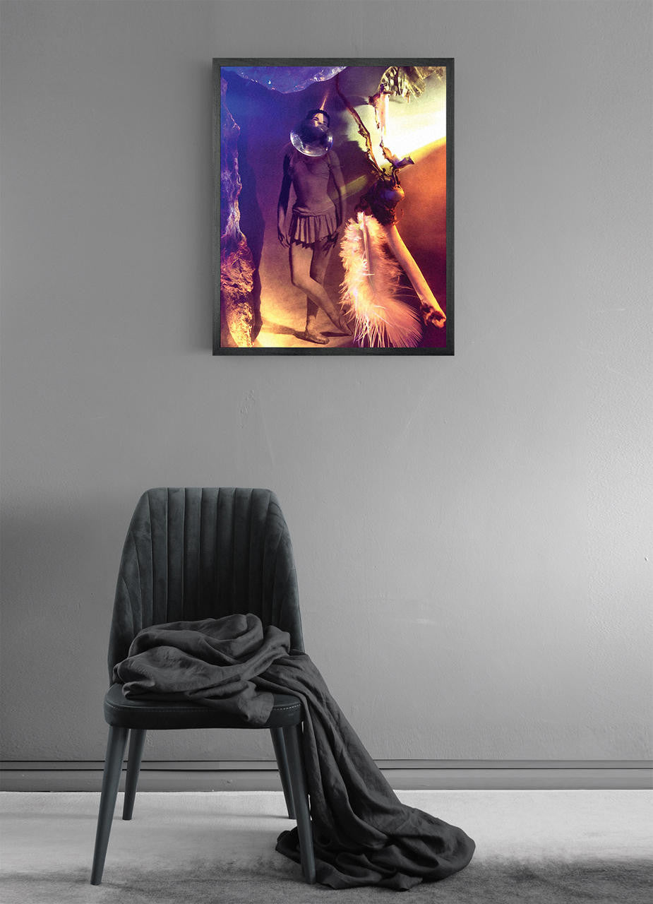 Mineheart Keeper of the Flame Wandbild 30x41 gerahmt